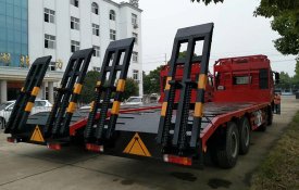 國(guó)五解放J6前四后八平板車